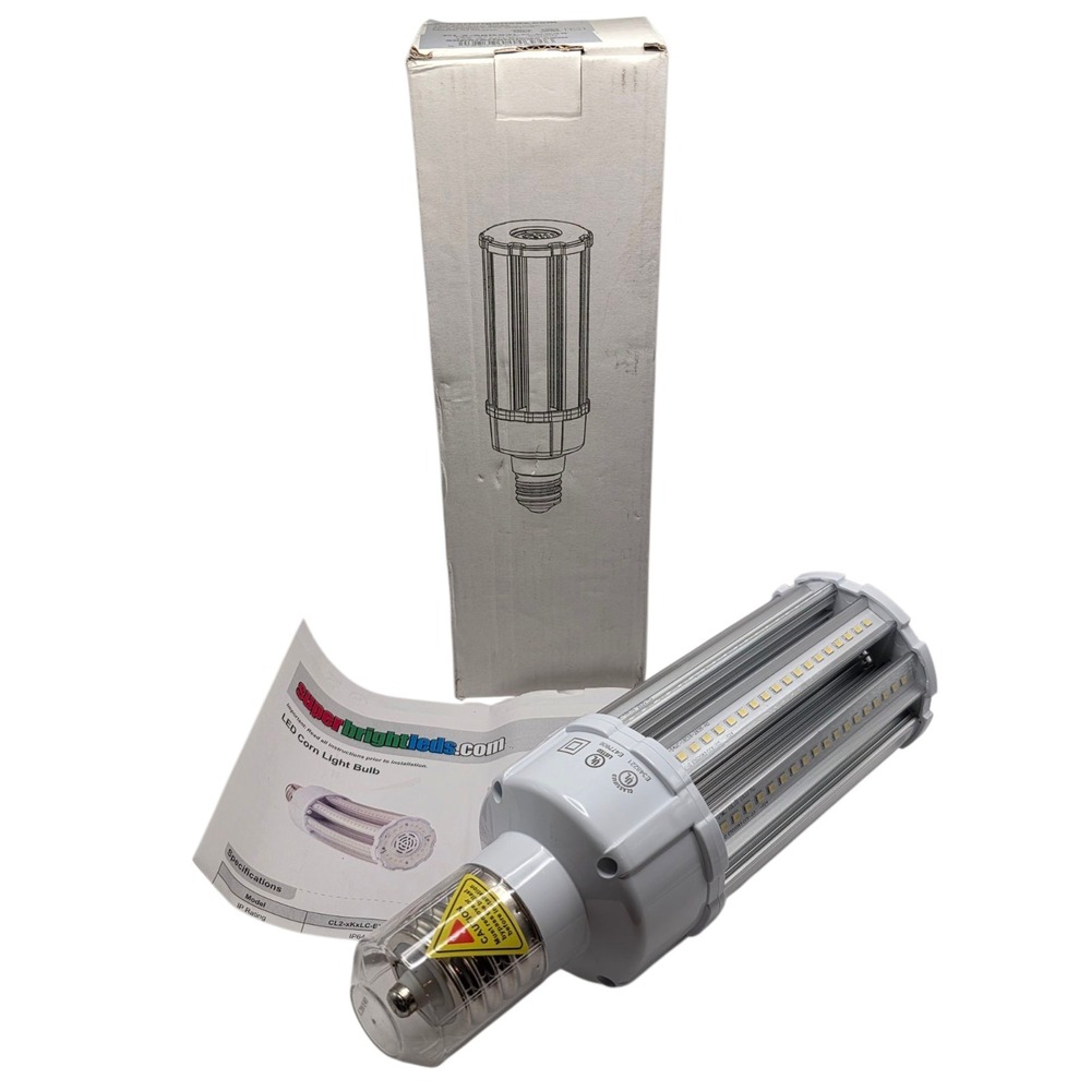 Superbrightleds Super Bright Corn LED Light Bulb 54W EX39 Base Lamp Bulb 5000K